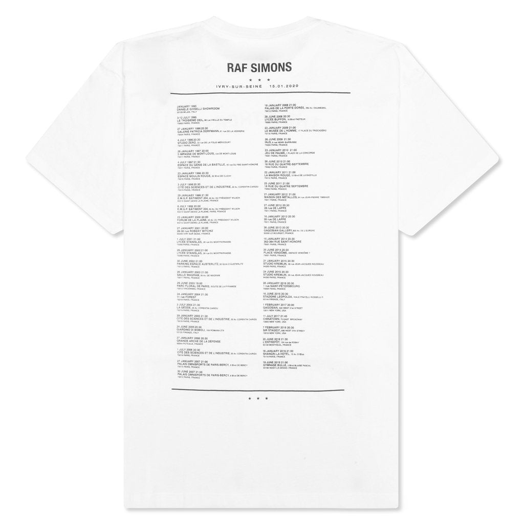 Tour Tee - White – Feature