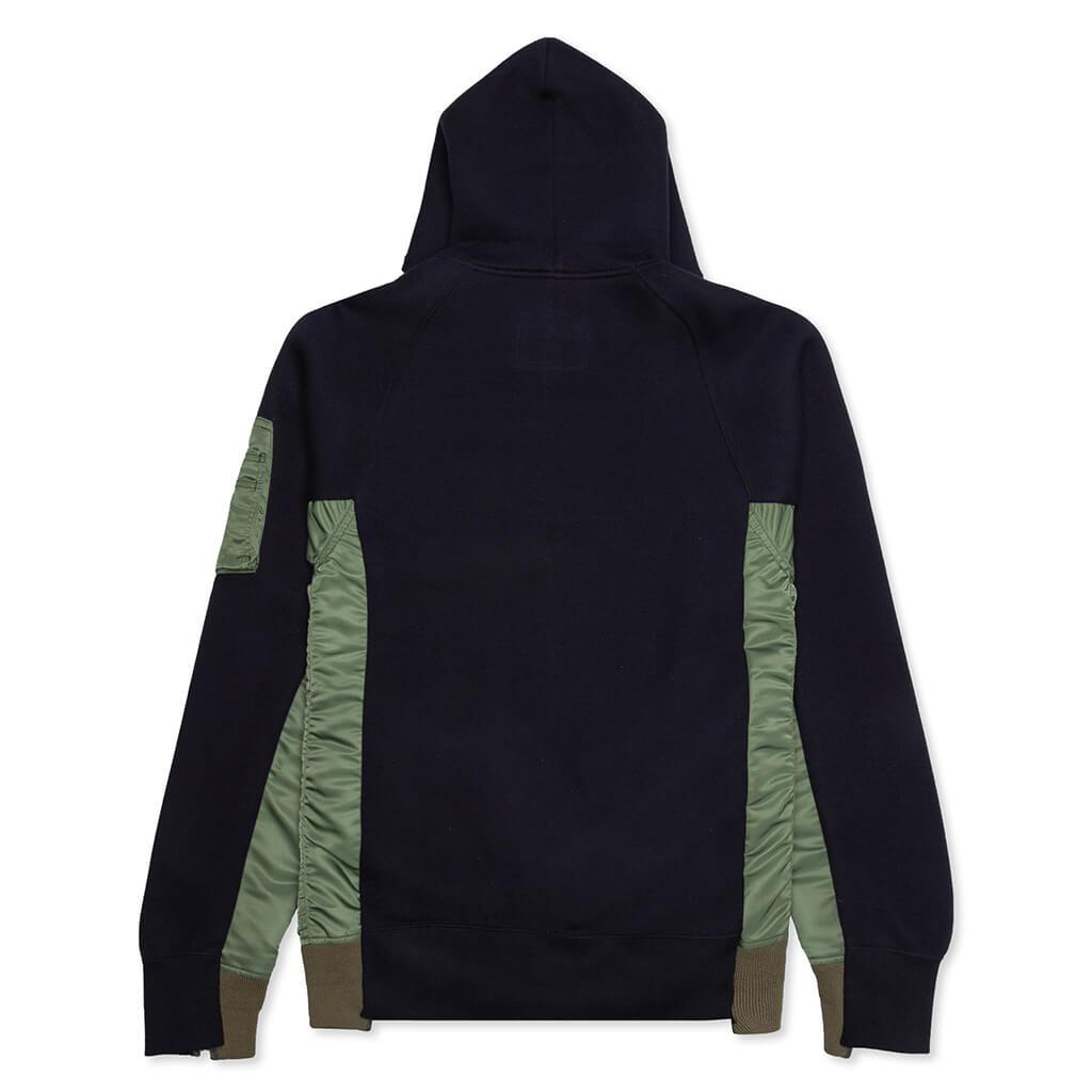 Sponge Sweat x MA-1 Hoodie - Navy/Khaki – Feature