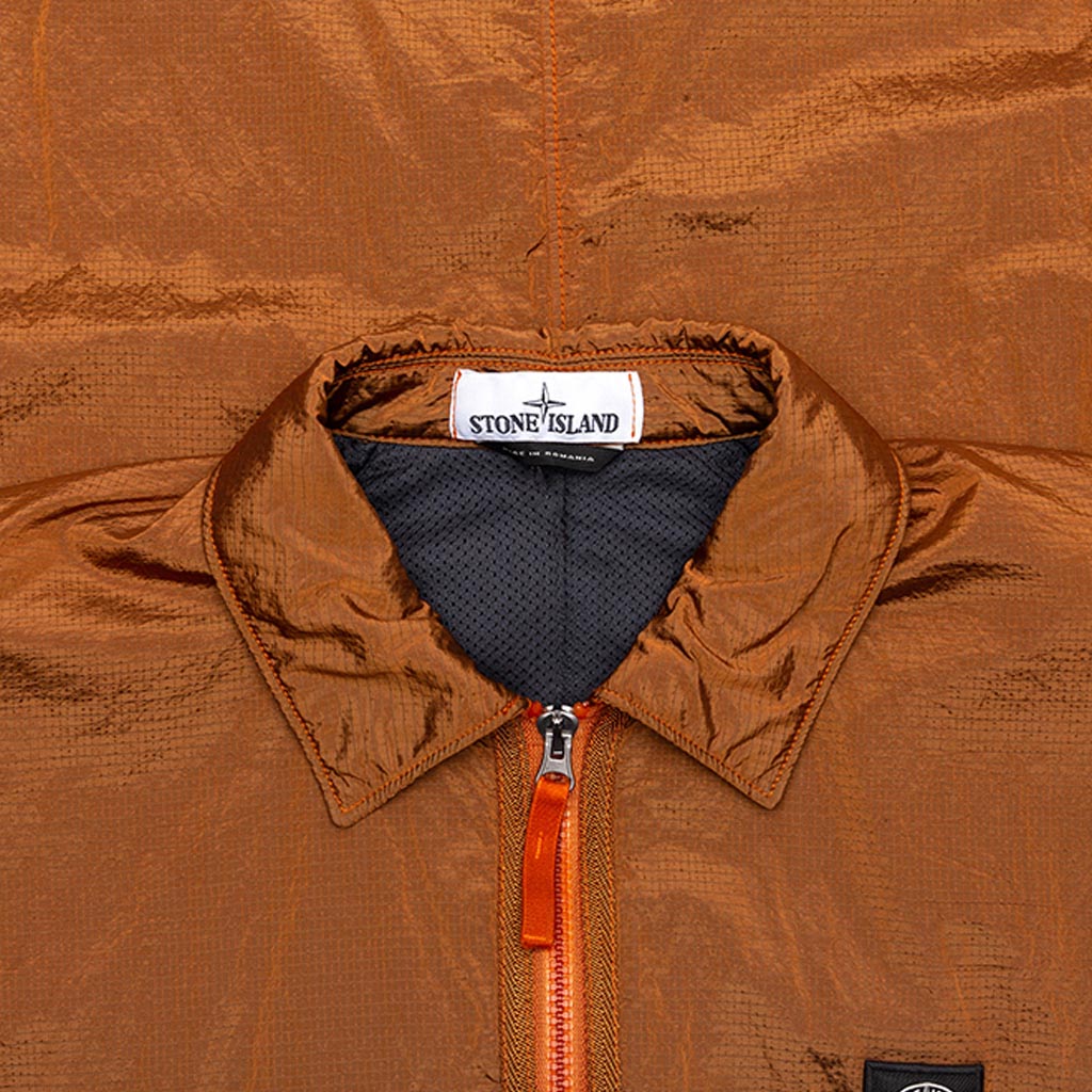 Nylon Metal Rete Isolante-TC Overshirt - Orange – Feature