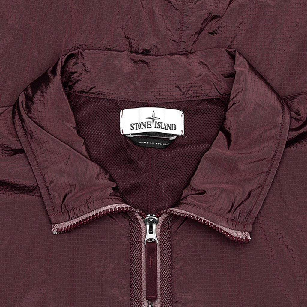 Red Stone Island Metal Smock AW22 STONE ISLAND GARMENT DYED NYLON