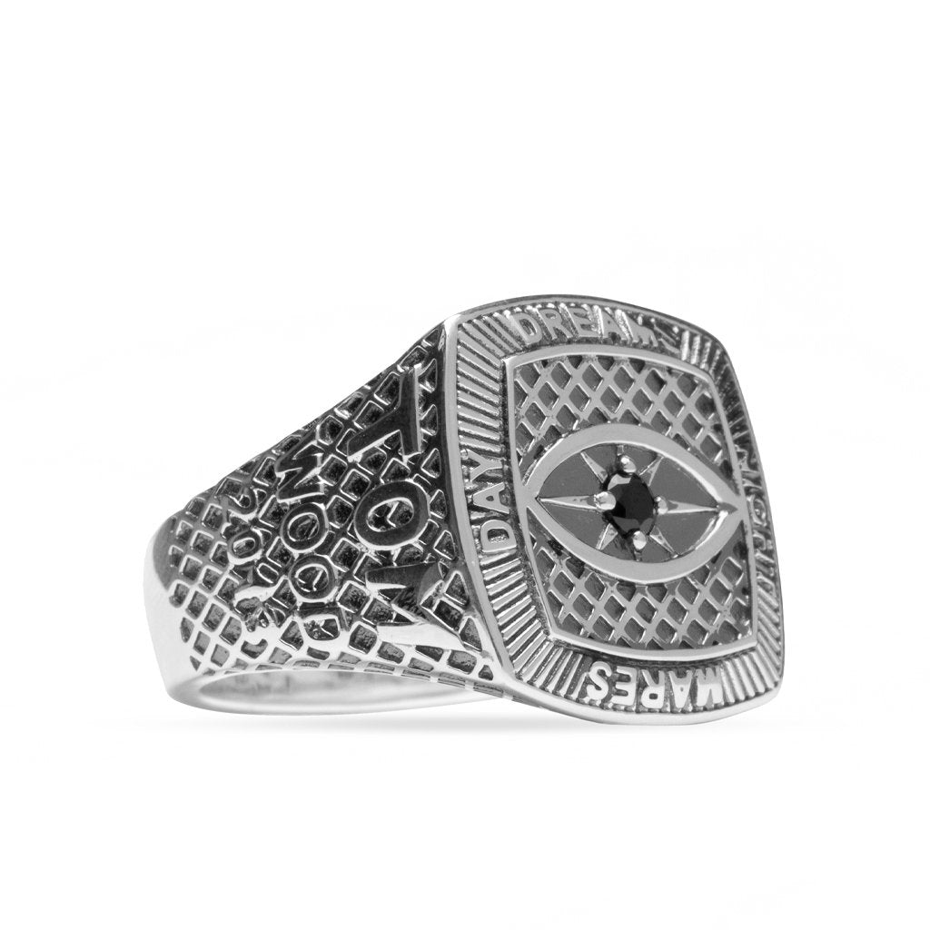 Champion Ring Black Eye - 925 Sterling Silver