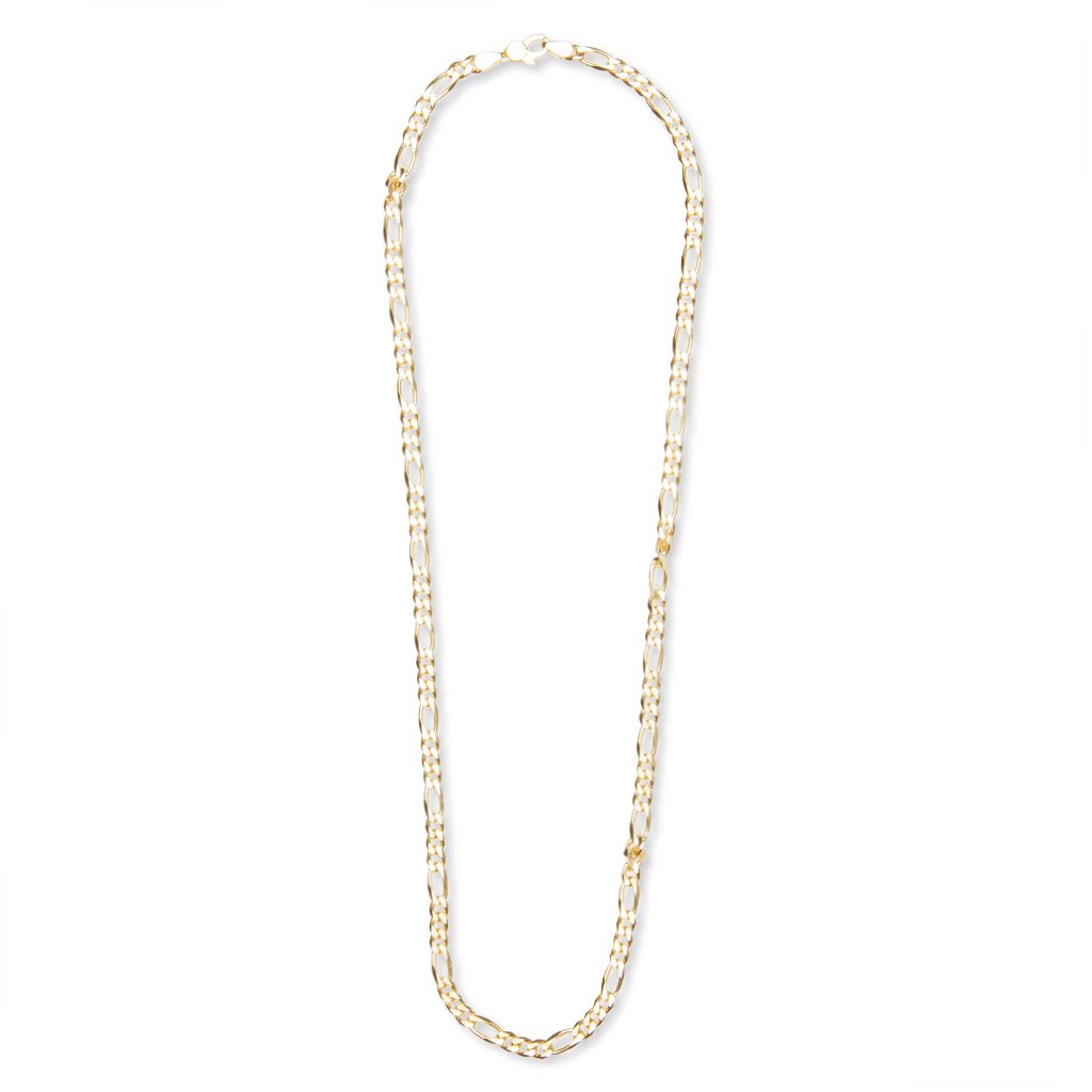Figaro Chain Thick Gold - 925 Sterling Silver/9K Gold