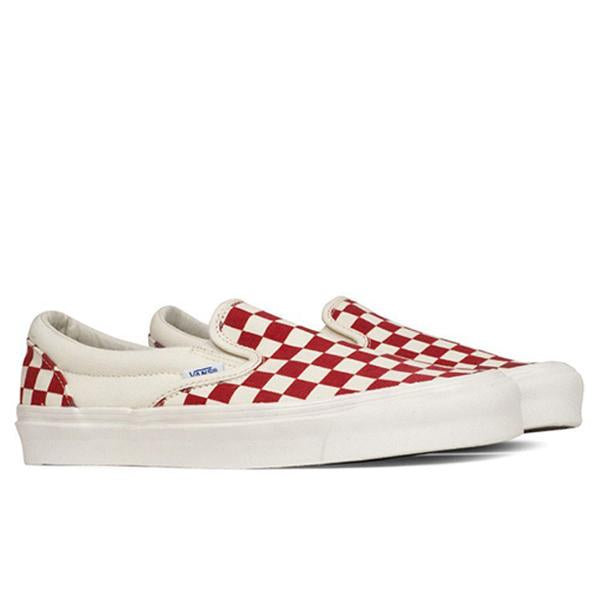 OG Classic Slip-LX Checkerboard - White/Red – Feature