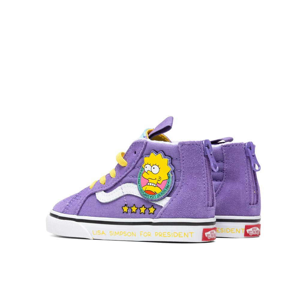 • Vans X Simpsons Custom Sk8-Hi Sneakers • high quality 4.5