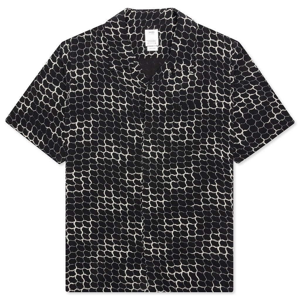 Free Edge Shirt S/S Lattice - Black