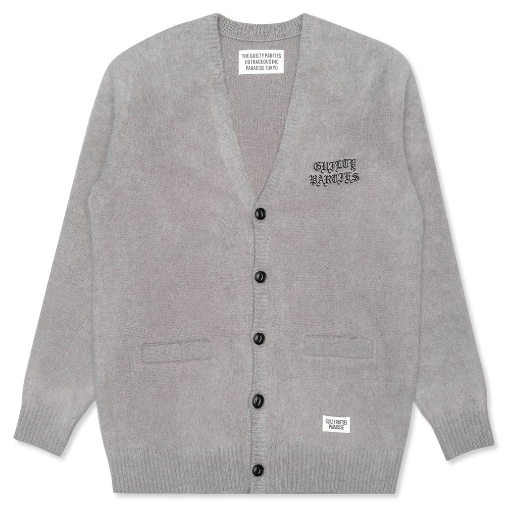 Mohair Cardigan 'Type 3' - Gray