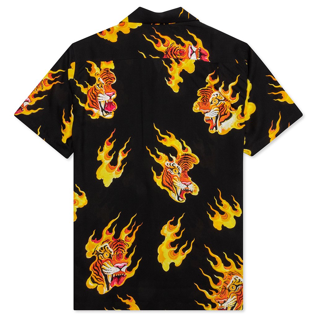 Tim Lehi S/S Hawaiian Shirt Type-3 - Black – Feature