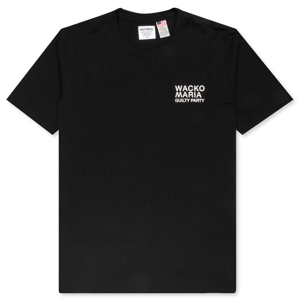 USA Body Crewneck T-Shirt Type-1 - Black