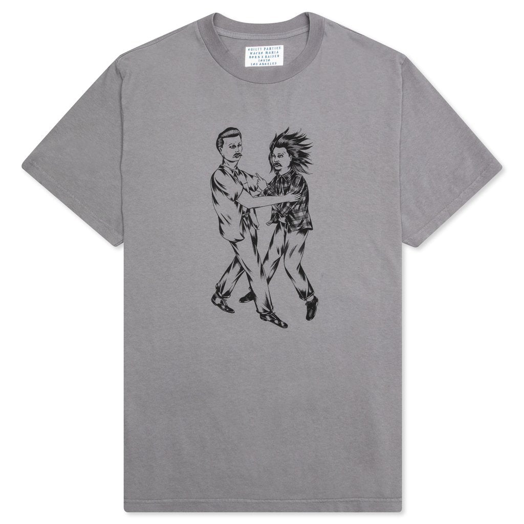 Wacko Maria x Born x Raised Type 3 Crewneck S/S Tee - Gray