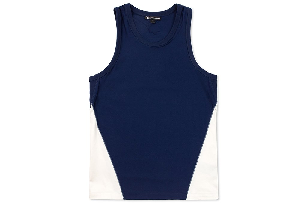 Y-3 x James Harden Sateen Mix Tank Night Indigo/Champagne