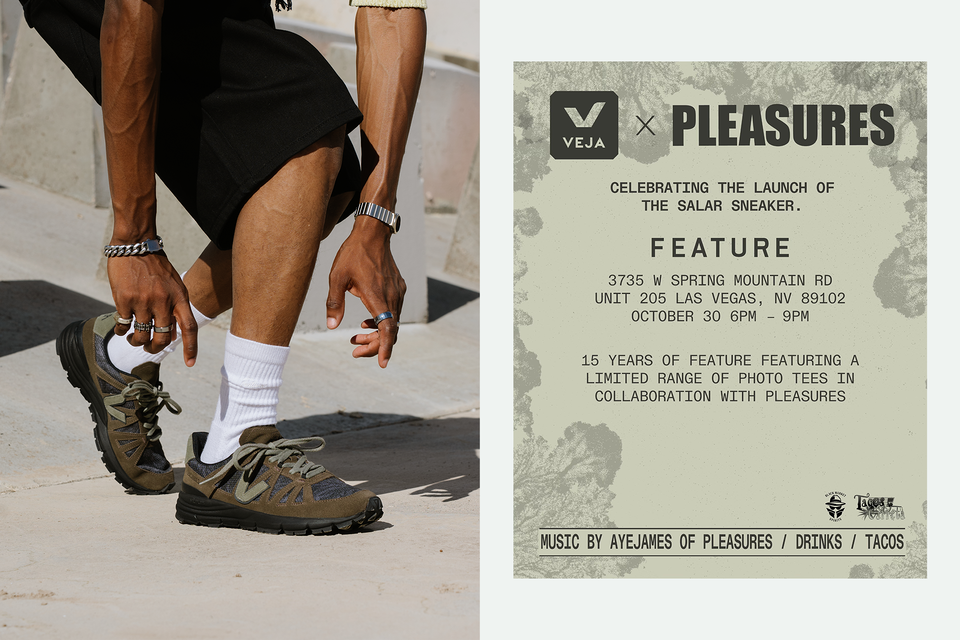 VEJA x Pleasures Launch at Chinatown