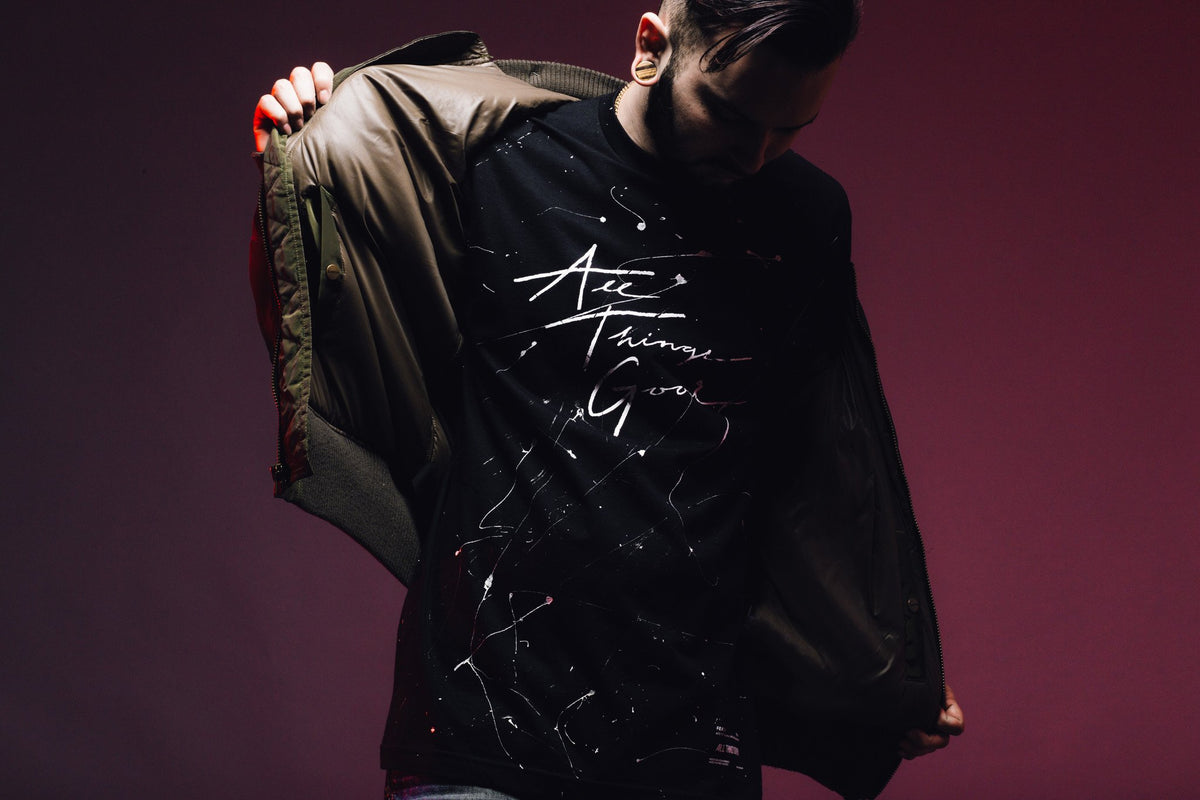 Feature Splatter Paint ATG Tee Collection Available Now