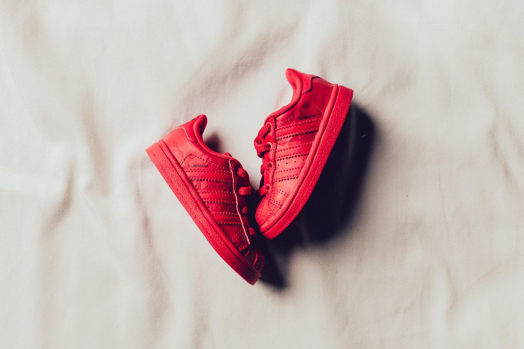 Adidas Originals Infant Superstar Triple Red Available Now