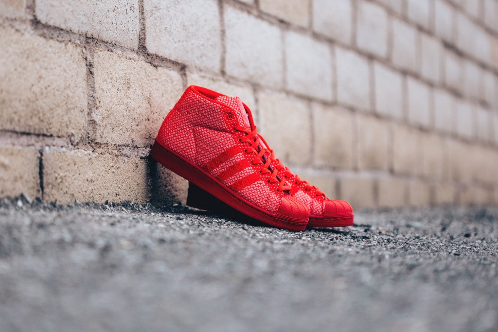Adidas Pro Model in Red Weave Available Now