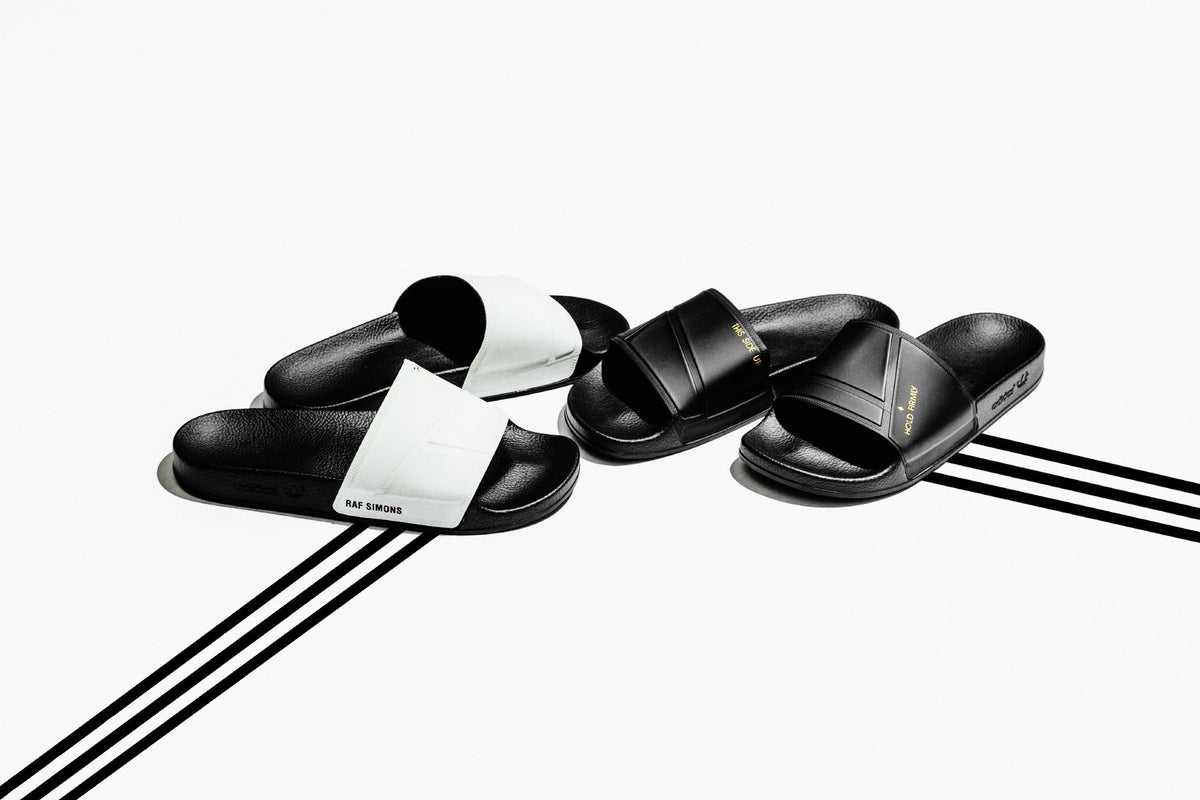 Adidas x Raf Simons Adilette Collection Now Available