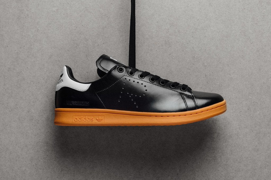 Adidas x Raf Simons Stan Smith In Black/White/Bright Orange Available Now