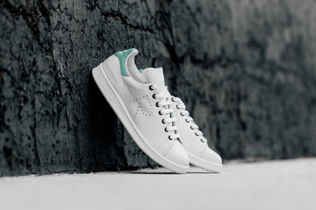 Adidas x Raf Simons Stan Smith In White/Blush Green Available Now