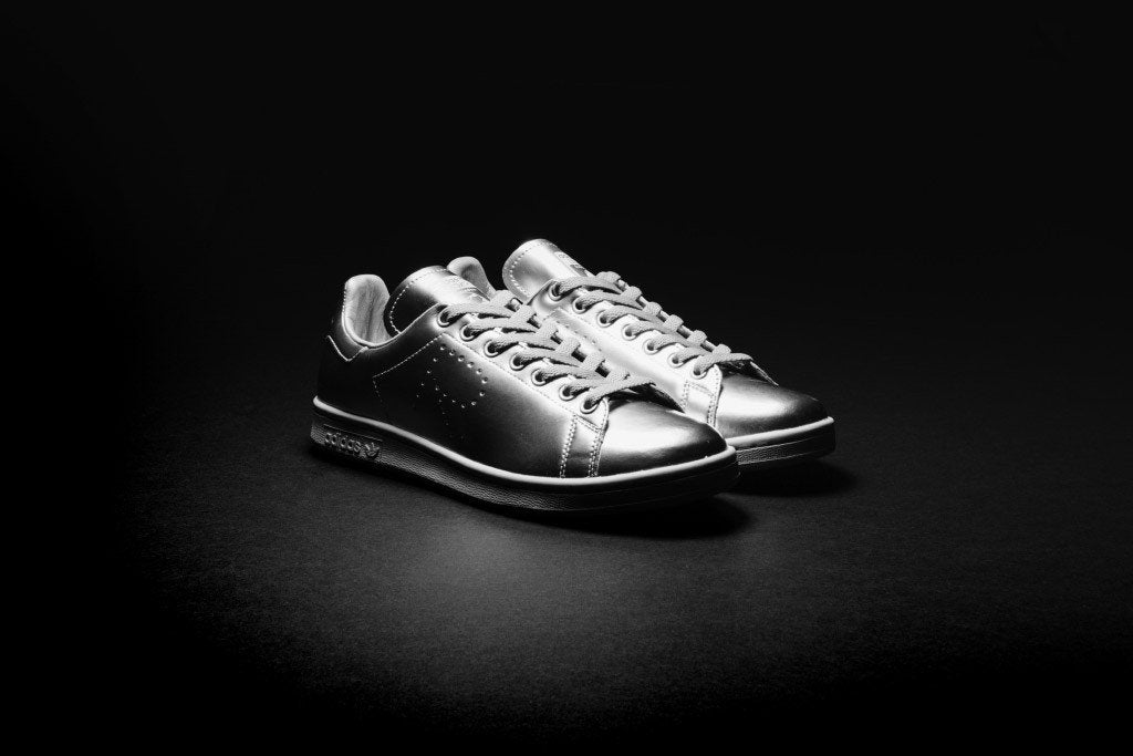 Adidas x Raf Simons Stan Smith In Metallic Silver Available Now