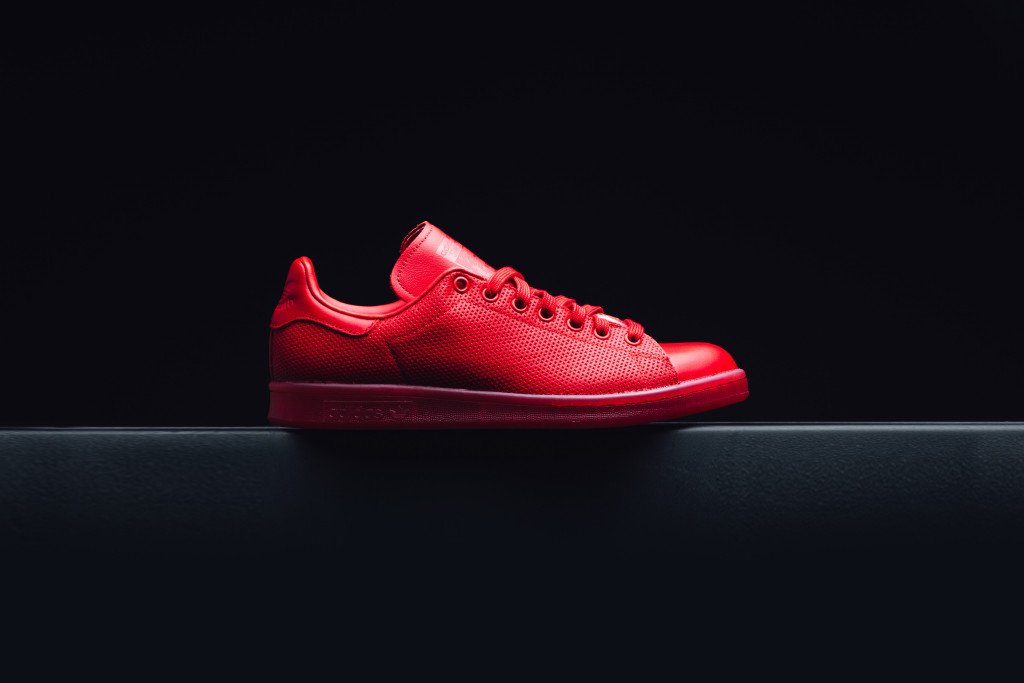Adidas Originals Stan Smith 'Adicolor' In Scarlet Available Now
