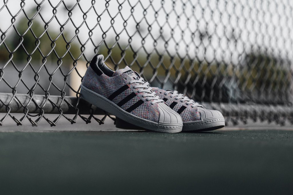 Adidas Superstar 80s 'Grey Primeknit' Available Now