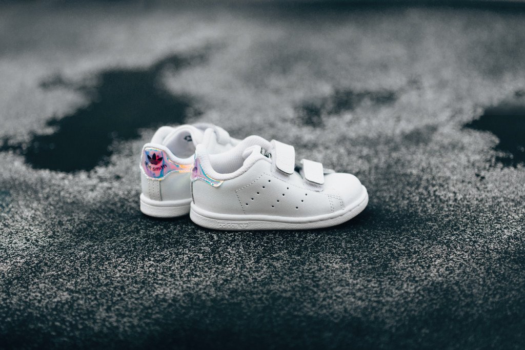 Adidas Originals Infant Stan Smith In White/Metallic Silver Available Now
