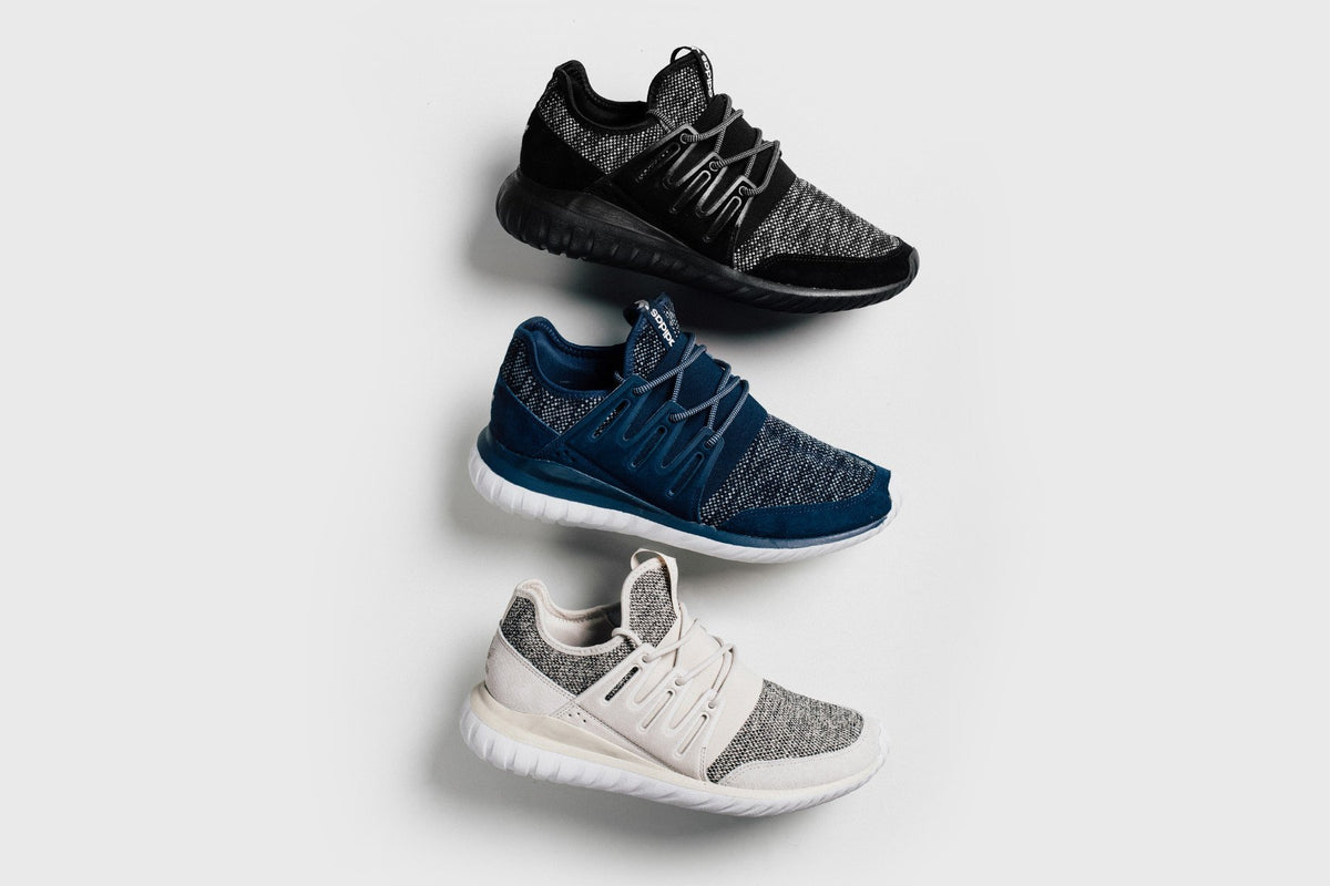 Adidas Tubular Radial "Mélange Knit" Pack Available Now
