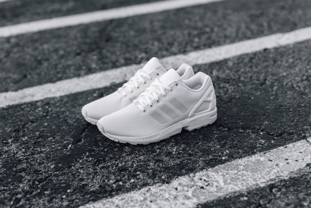 Adidas Originals ZX Flux In White/White Available Now