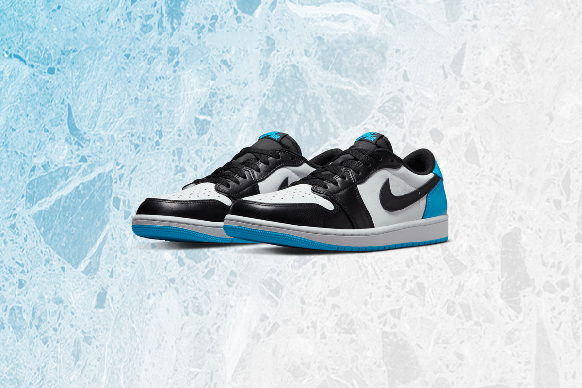 Air Jordan 1 Low 'Black and Dark Powder Blue' Release September 28th