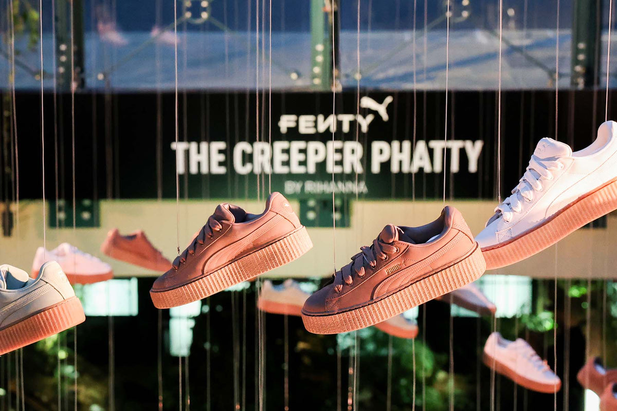 Rihanna Brings FENTY x PUMA To London with the Creeper Phatty Earth Tone Experience