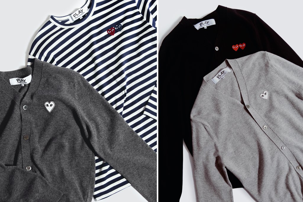 Comme Des Garcons PLAY Fall Delivery Available Now