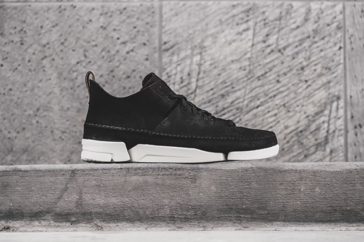 Clarks Trigenic Flex In Black Nubuck Available Now