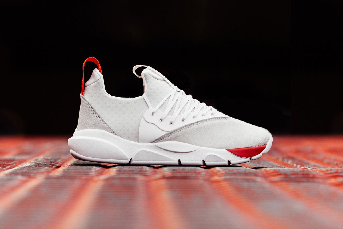 Clear Weather Cloud Stryk In White/Red Available Now