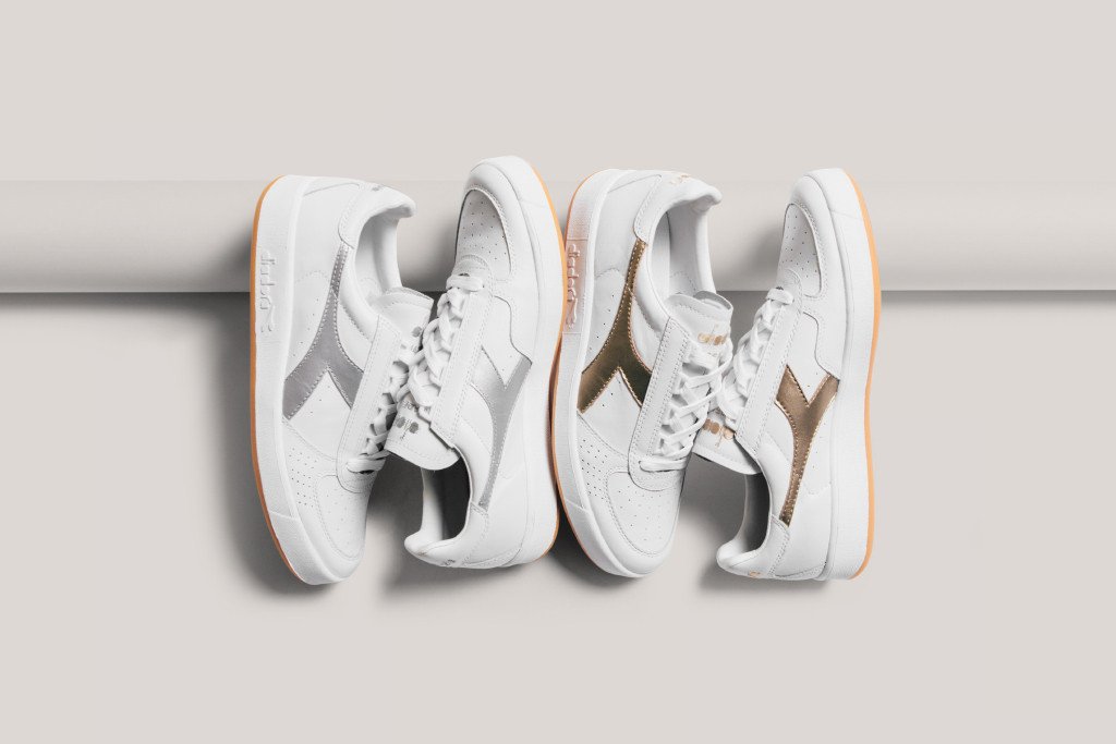 Diadora B. Elite ITA In Rich Gold And Silver Available Now
