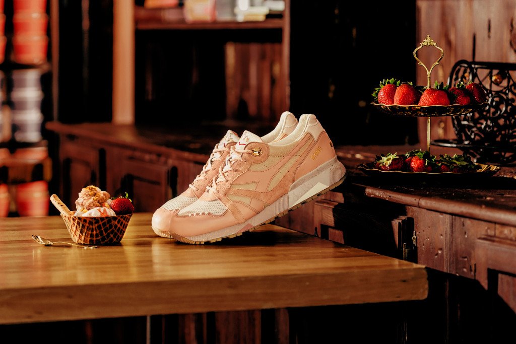 Official Lookbook: Diadora x Feature Strawberry N.9000 "Gelato" Pack