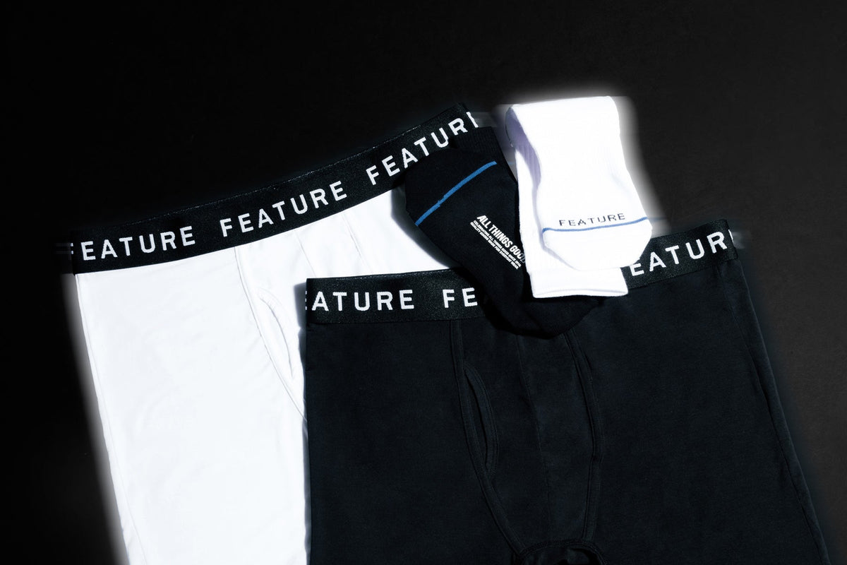 Restocked: FEATURE Crew Socks + Boxer Briefs