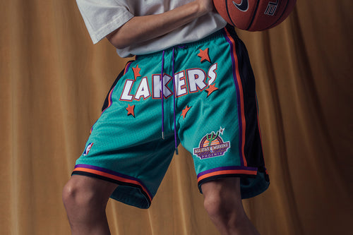 JUST DON ROOKIE SHORTS LOS ANGELS LAKERS