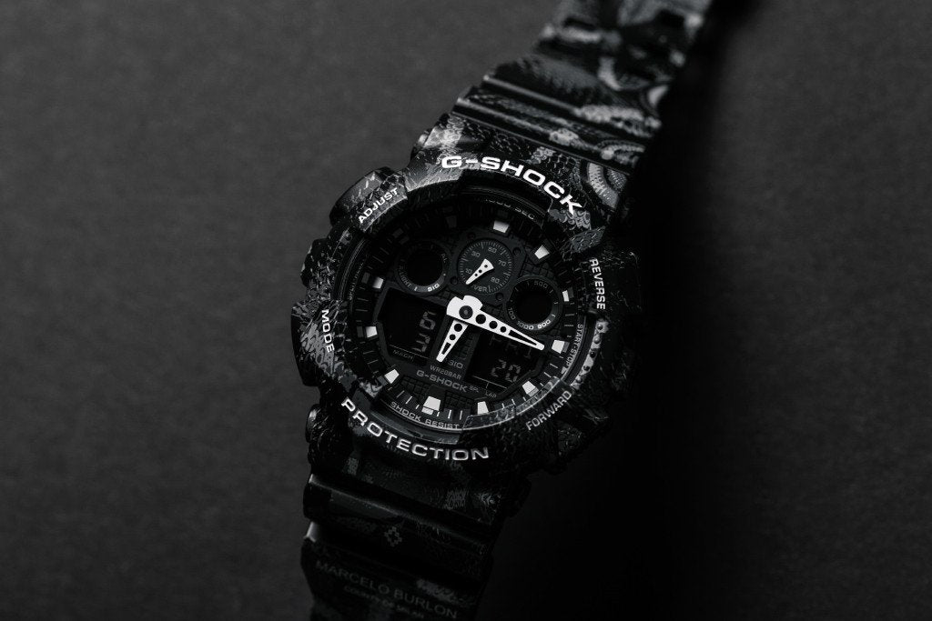 G-Shock x Marcelo Burlon GA100MRB-1A Available Now