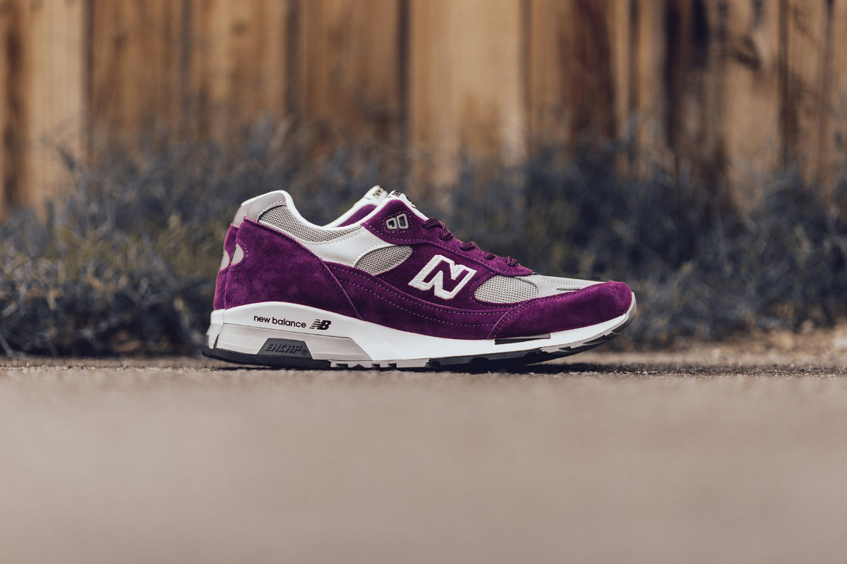 New Balance 991 "Purple/Grey" Available Now