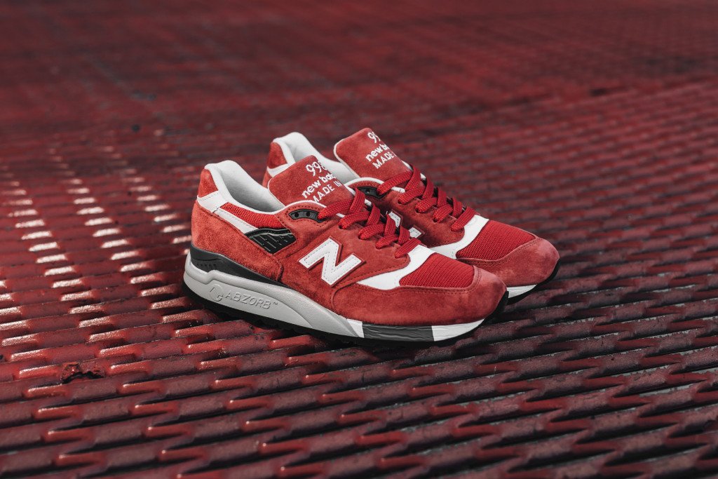 New Balance 998CRD Made in USA "Red/White"