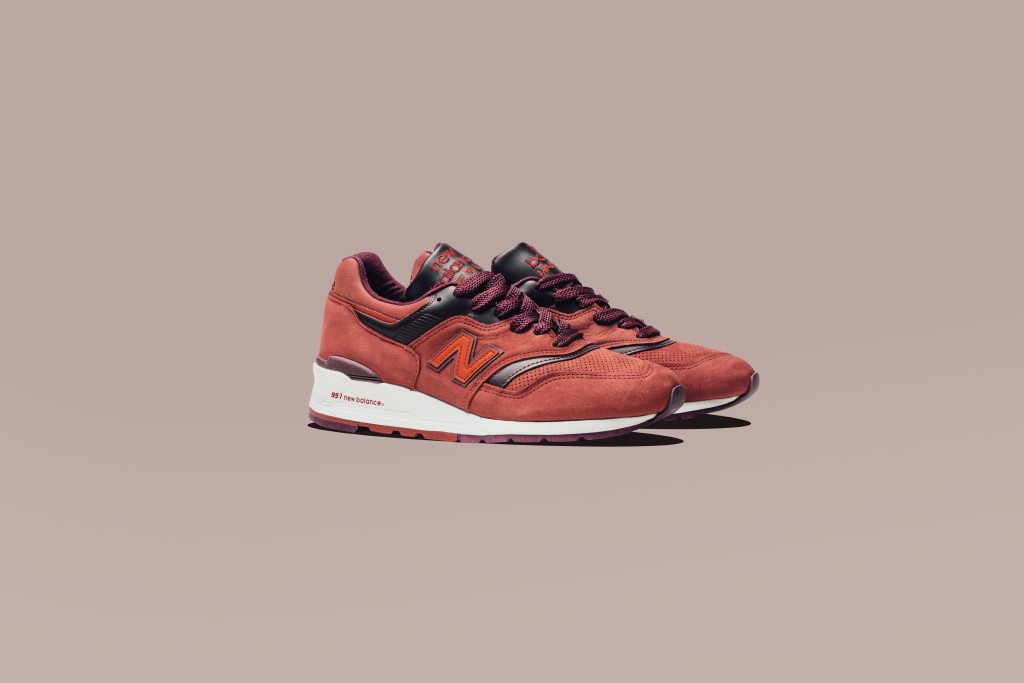 New Balance 997 Made in USA In Clay Red/Burgundy Available Now