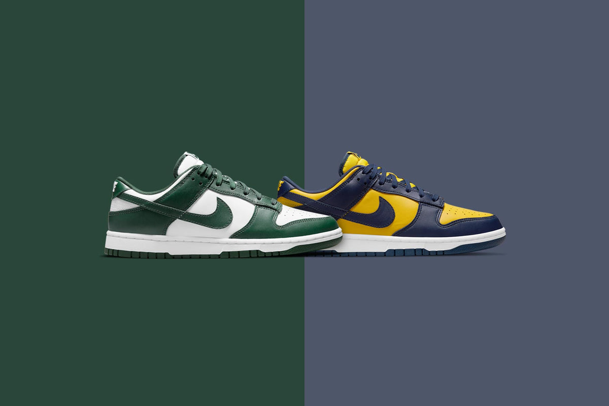 Nike Dunk Low ‘Varsity Maize’ + ‘Team Green’ Release June 3rd