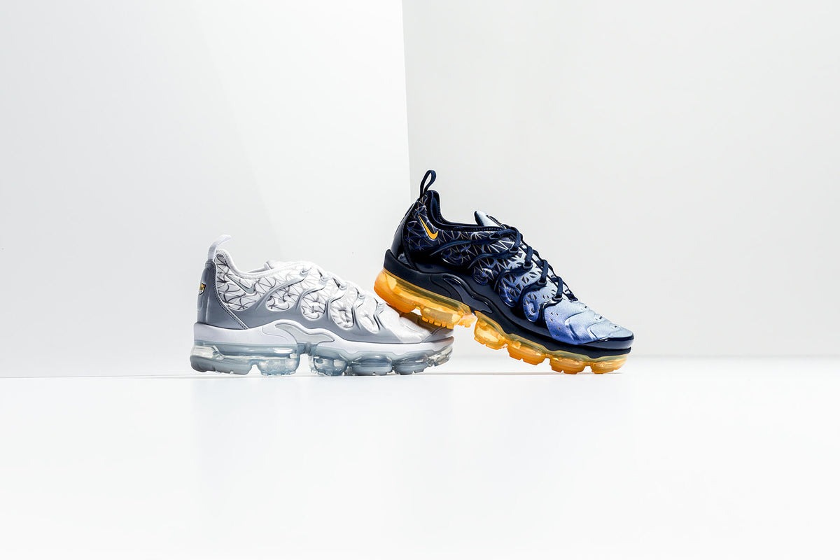 Nike Air Vapormax Plus Pairs - Orange/Indigo & White/Silver – Feature