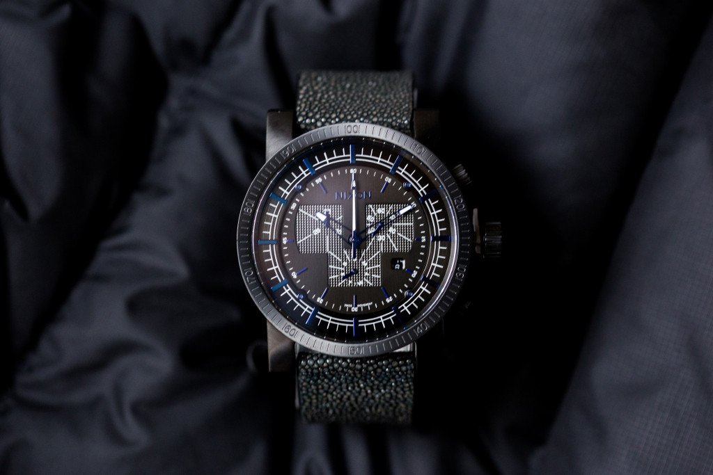 Nixon Magnacon Leather II In Black and Stingray Available Now