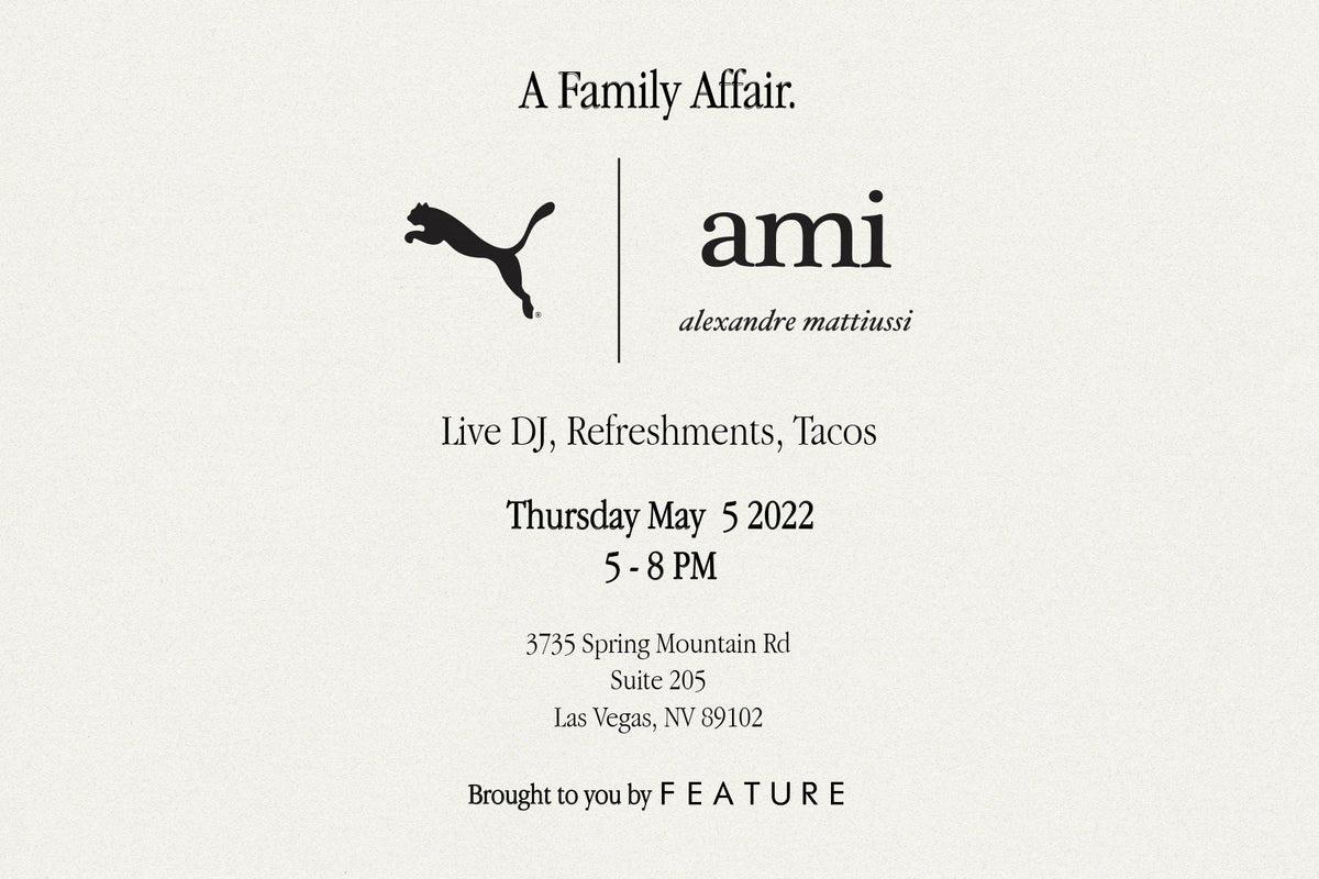In-Store Event: Puma x AMI ‘A Family Affair’