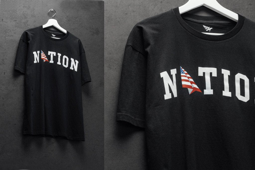 Roc Nation American Dream Nation Tee In Black Available Now