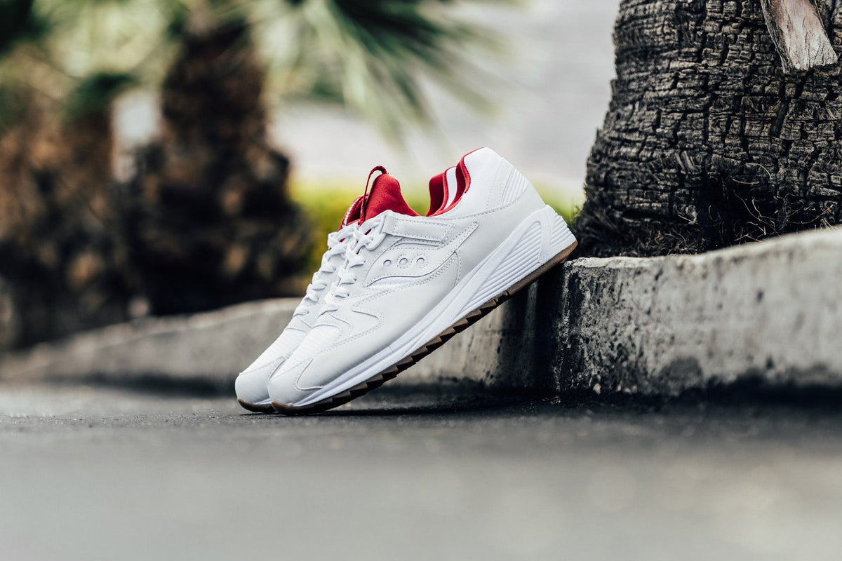 Saucony Grid 8500 White/Red Available Now
