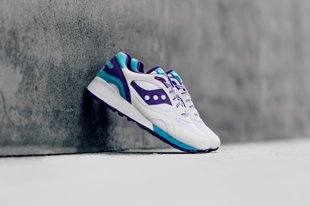 Saucony Shadow 6000 In White/Blue Available Now