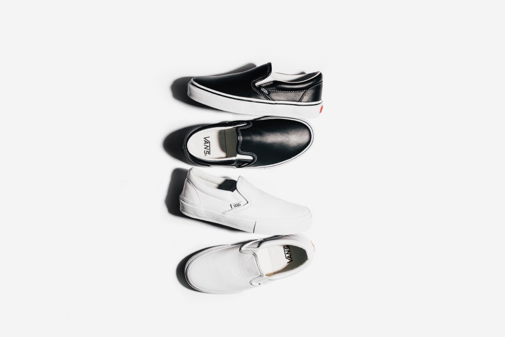 Vans Vault Classic Leather Slip-Ons Available Now