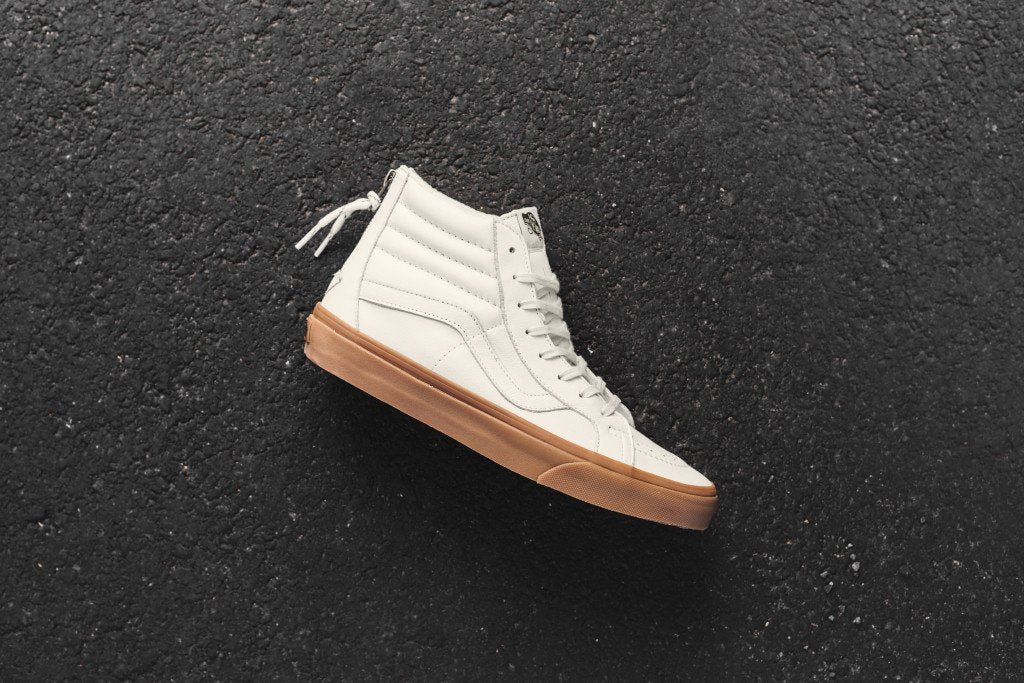 Vans Hiking Sk8-Hi Reissue Zip In White/Gum – Feature
