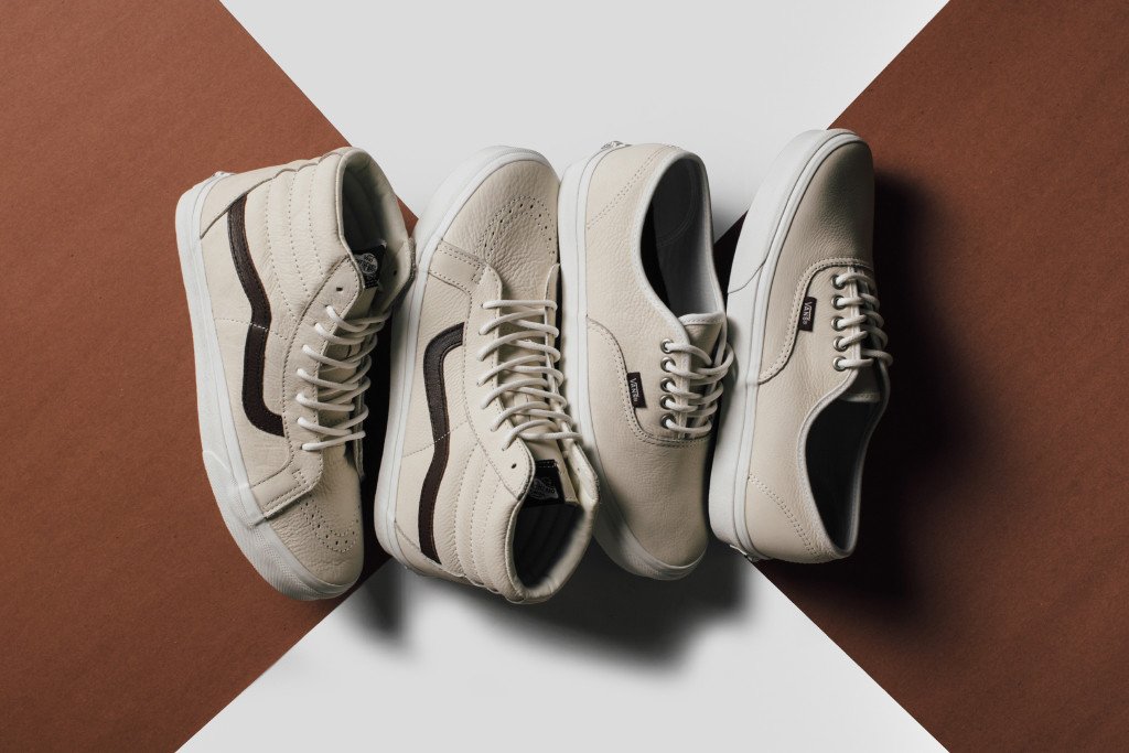 Vans 'Blanc de Blanc' Leather Collection Available Now